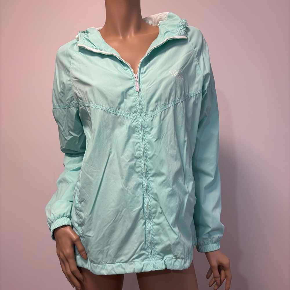 Vans Light Blue Windbreaker Jacket Size Medium Women’s